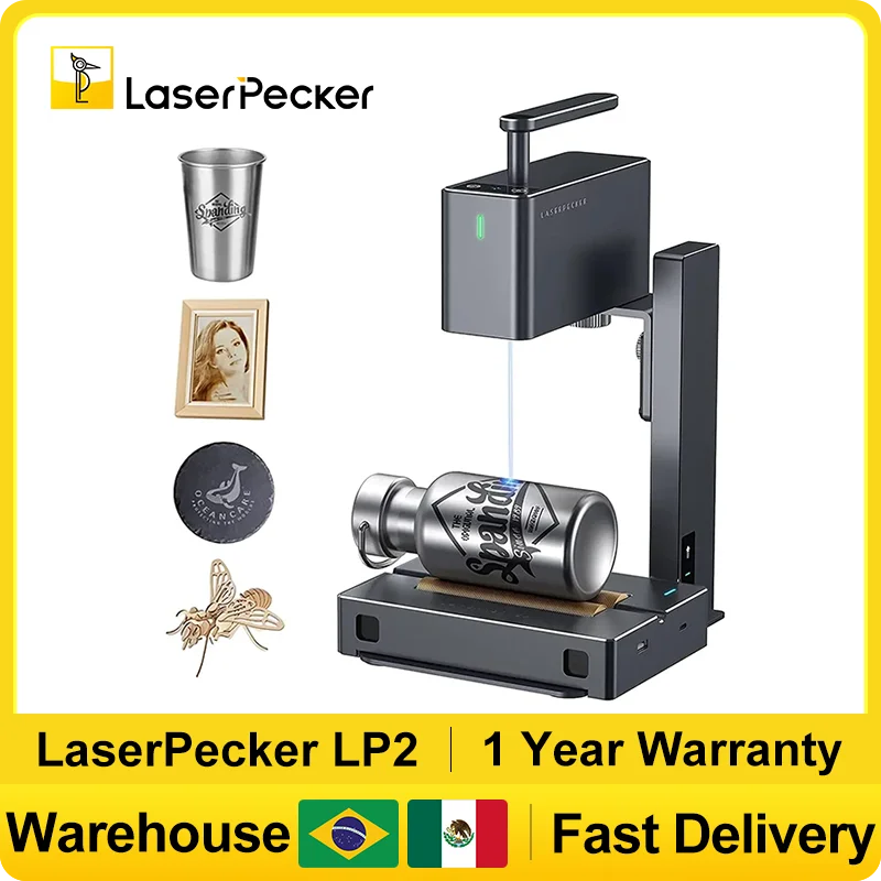 Fiber Laser Marking Machine 30W - LASERPECKER 휴대용 레이저 조각기, 강력한 레이저