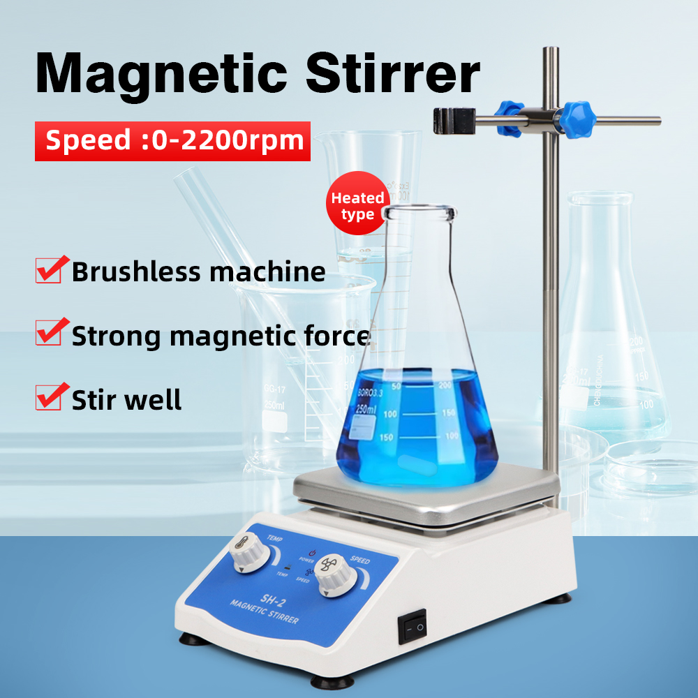 Lab Magnetic Stirrer Hot Plate - 가열 자기 교반기 믹서 1000ml 혼합