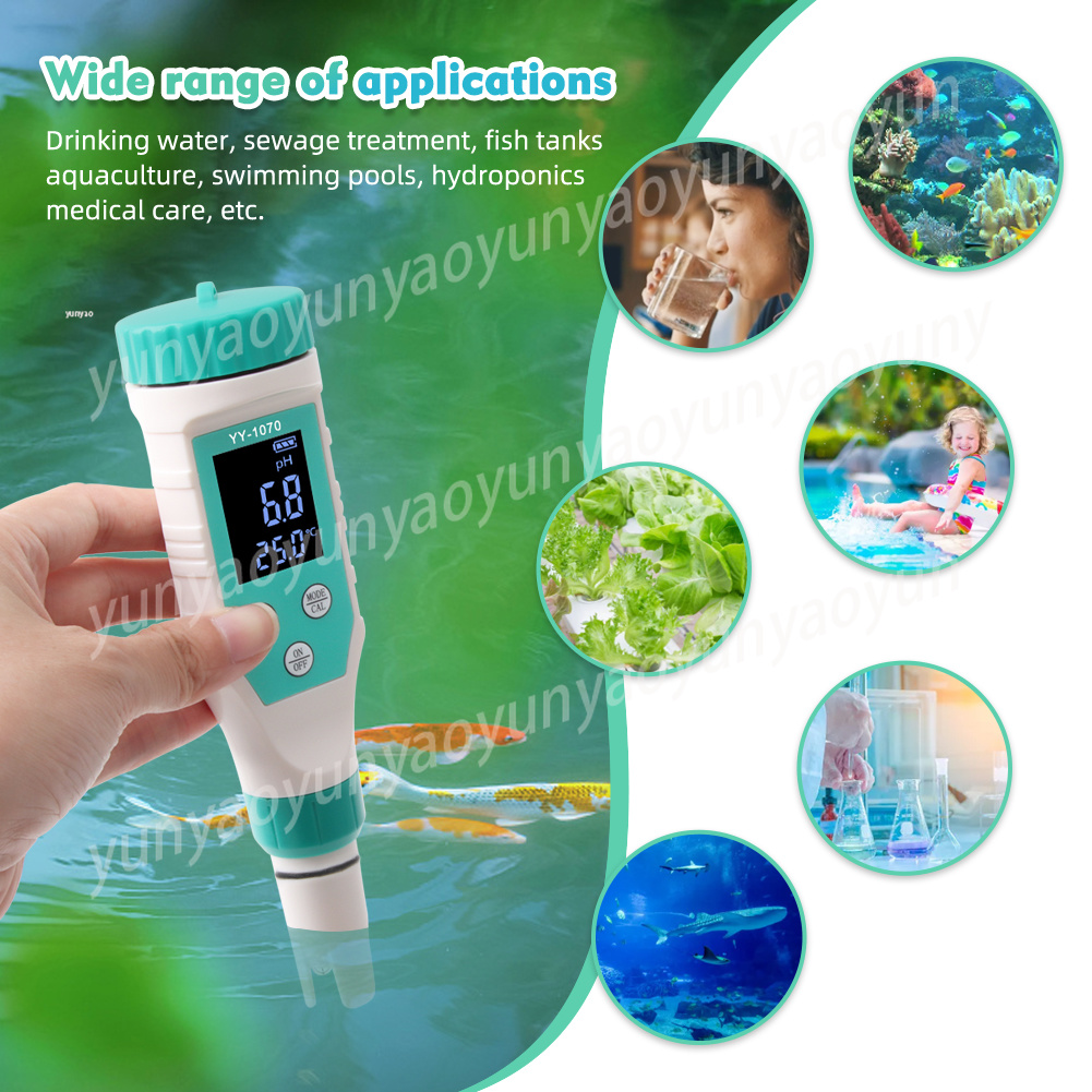 Ph Meter Digital Water Tester - 7 in 1 디지털 수질 테스터