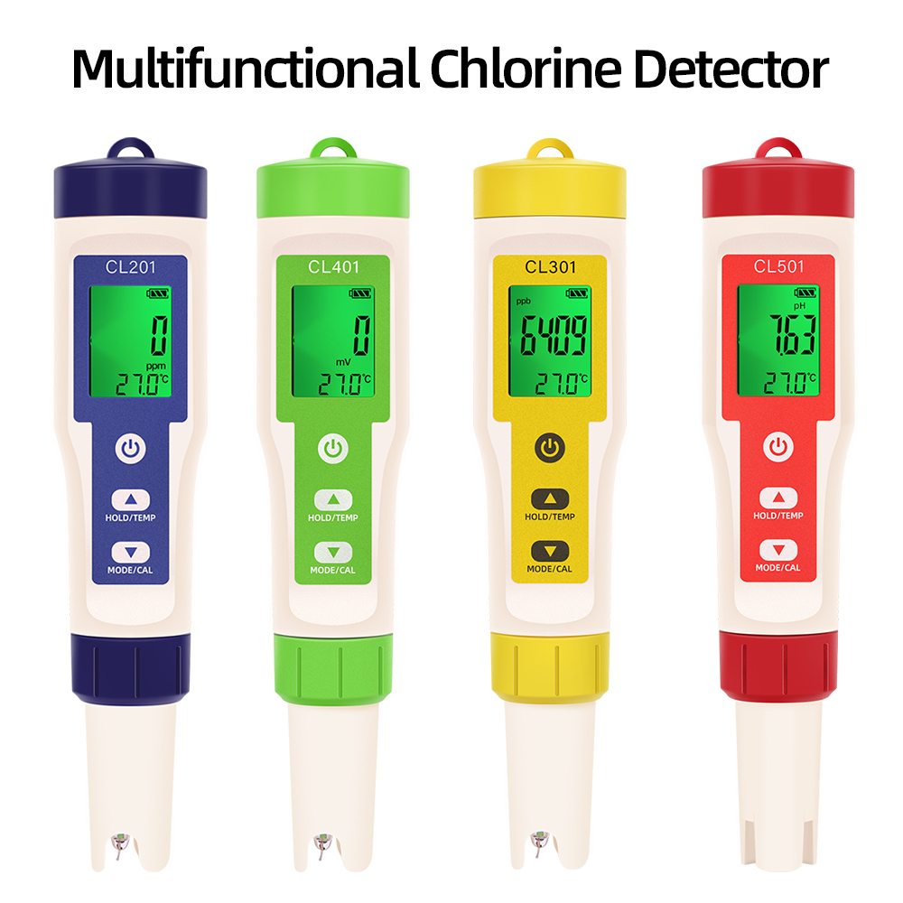 Ph Meter Digital Water Tester - PH/CL2/H2/ORP/온도 측정기 염소 검출기 수영장 식수