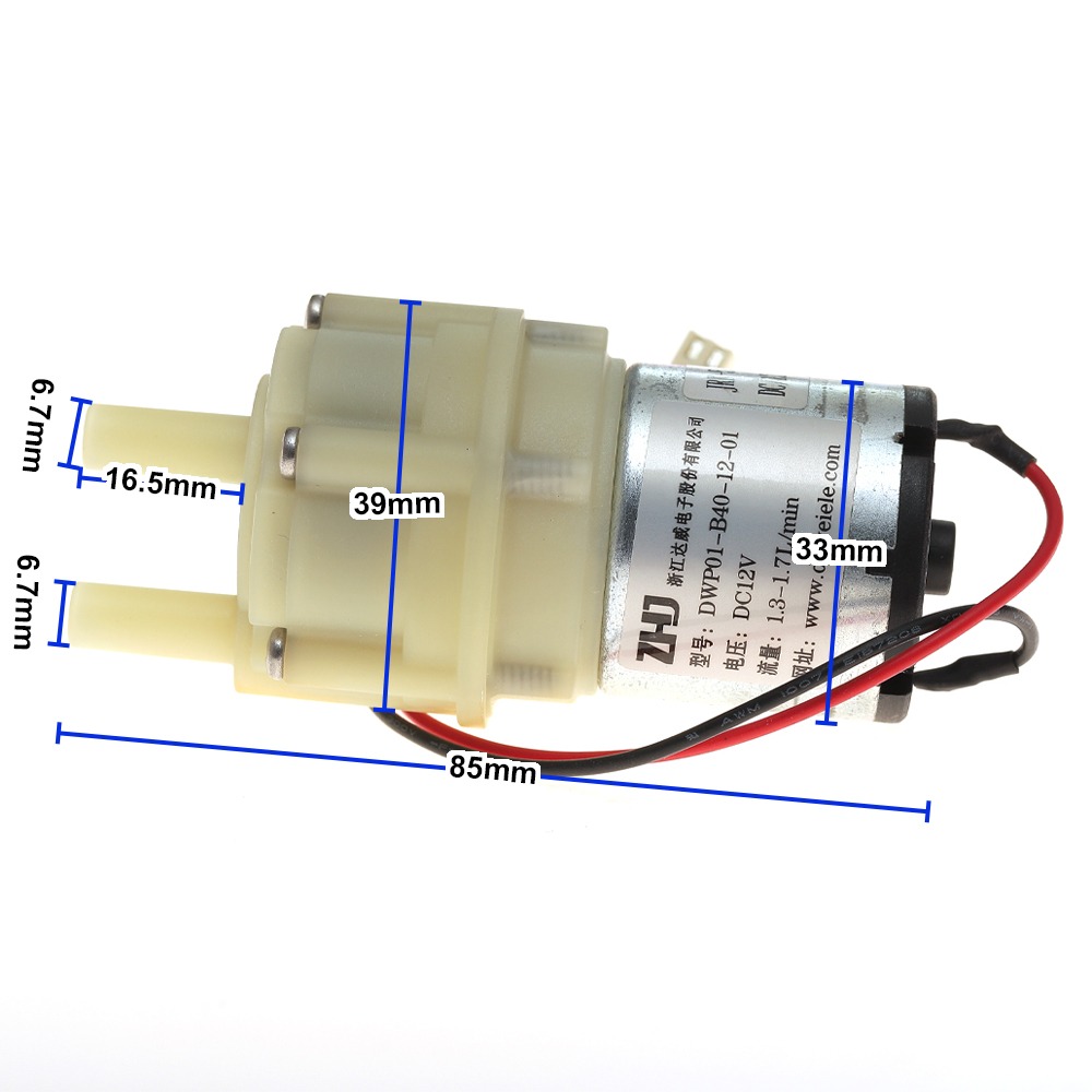 Mini Peristaltic Pump 12V - DC6-12V 소형 528 워터 펌프와 DC