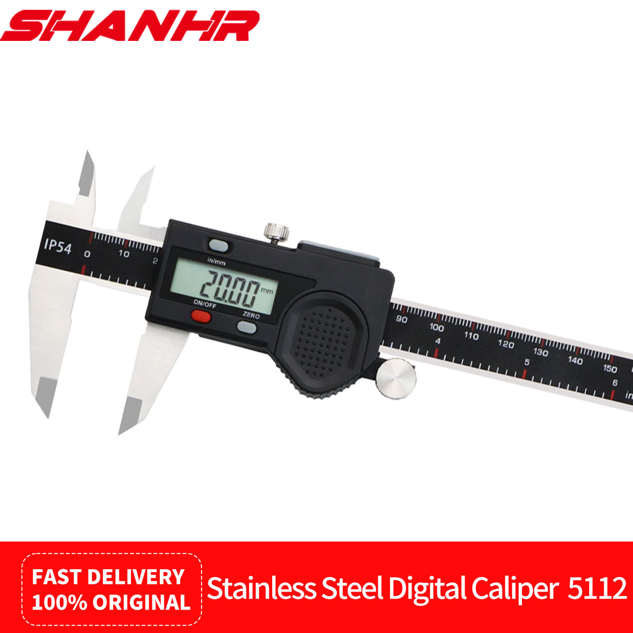 Digital Caliper 150Mm Stainless Steel - SHANHR IP54 방수 디지털 캘리퍼스 스테인레스