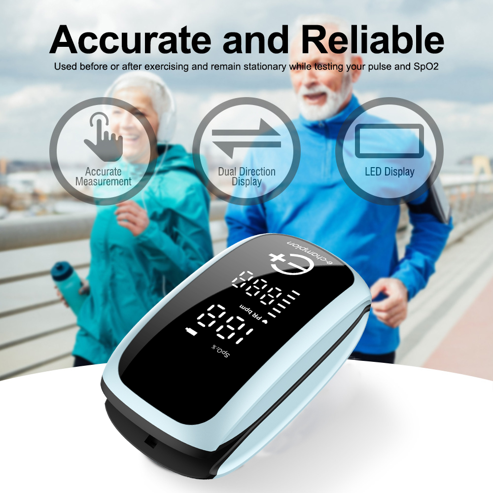 Pulse Oximeter Fingertip Rechargeable - AiQUE 충전식 의료용 디지털 손가락 끝