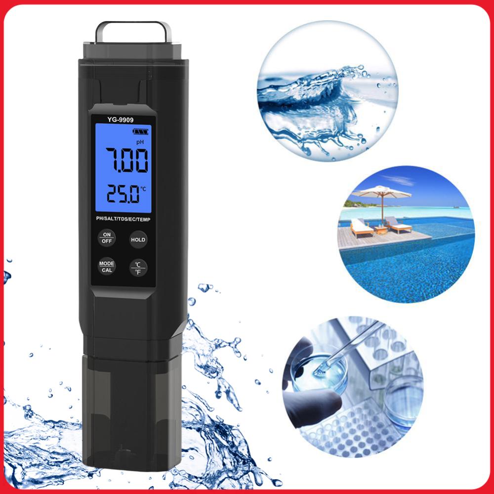 Ph Meter Digital Water Tester - 5 in 1 디지털 수질 테스터