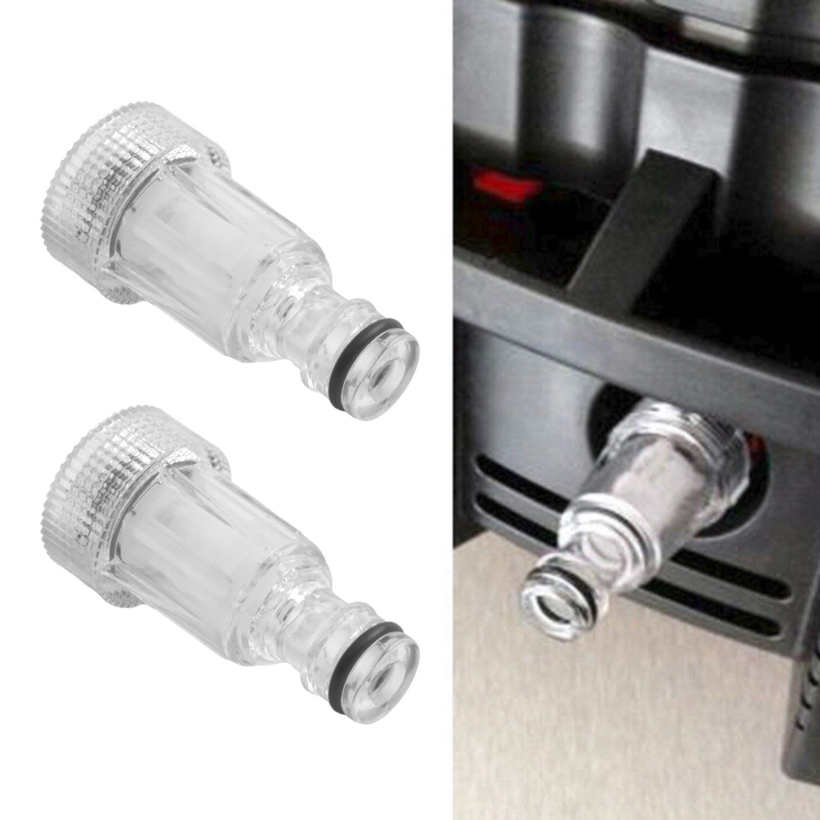 Vacuum Chamber Kit With Pump - 2PCS 고압 세척기 워터 필터 입구