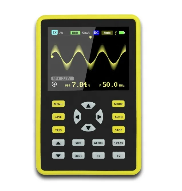 Fnirsi Digital Oscilloscope Handheld - 100MHz 대역폭 500MS 샘플링 디지털 휴대용