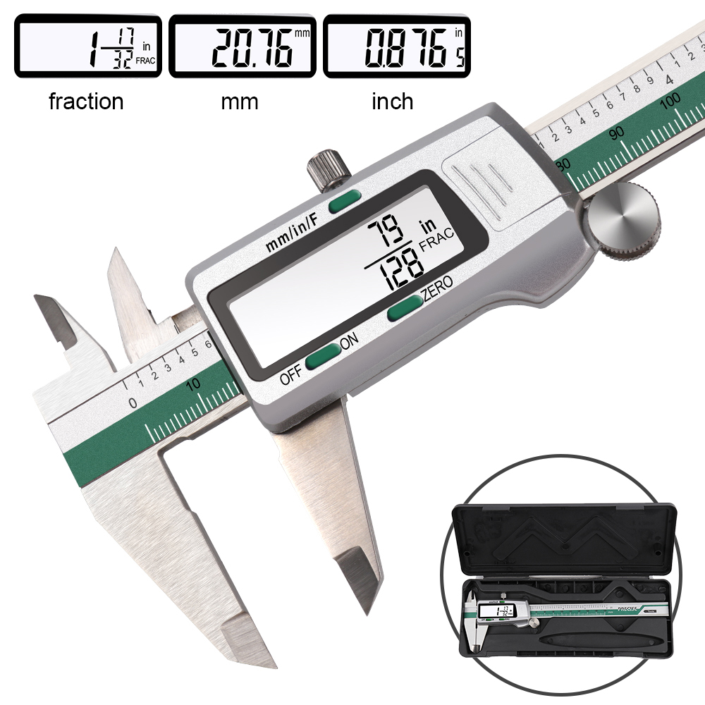 Digital Caliper 150Mm Stainless Steel - 고정밀 스테인레스 스틸 전자 LCD 디지털