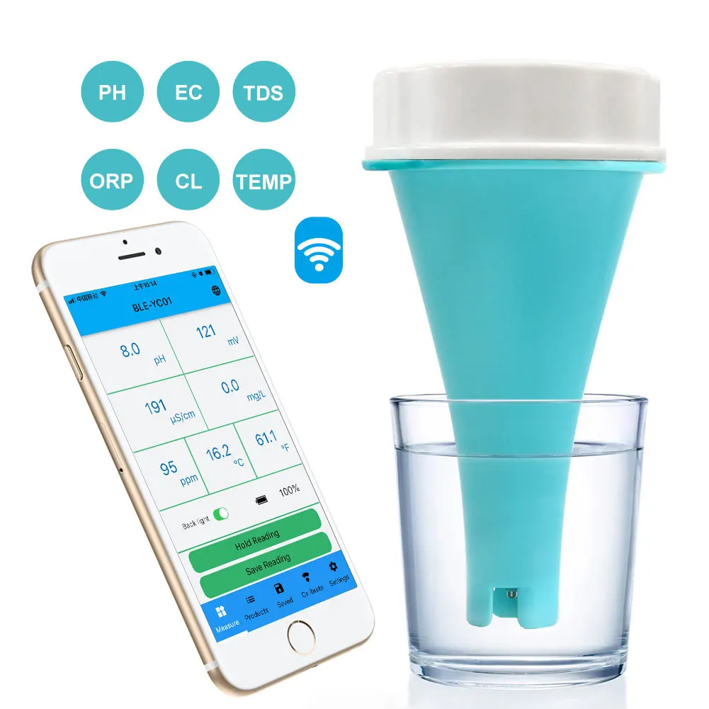 Ph Meter Digital Water Tester - 6 in 1 수질 테스트 미터