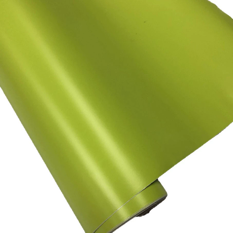 Air Bubble Wrap Roll Packaging - 프리미엄 무광 레몬 그린 비닐 랩