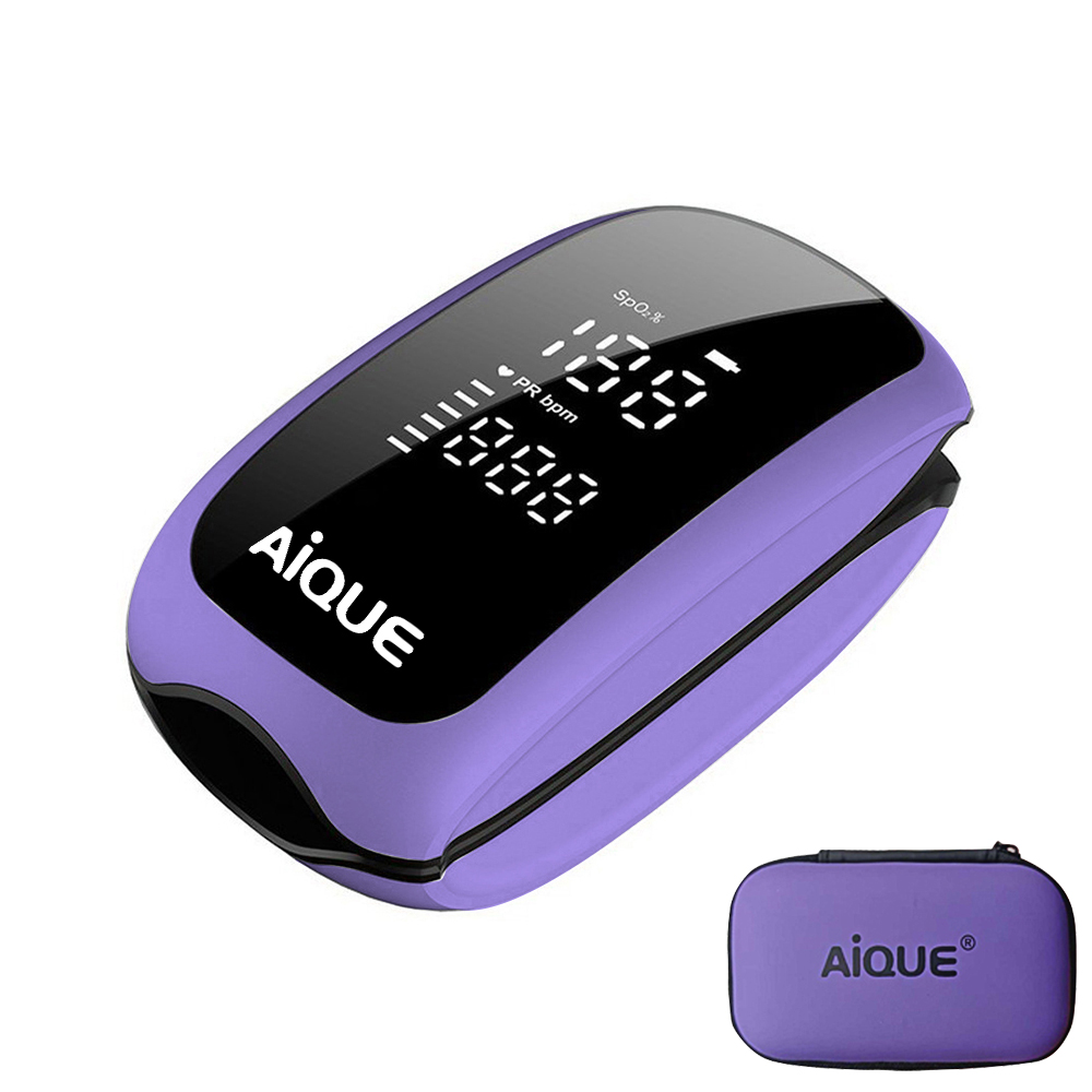 Pulse Oximeter Fingertip Rechargeable - AiQUE 충전식 디지털 손가락 맥박 산소