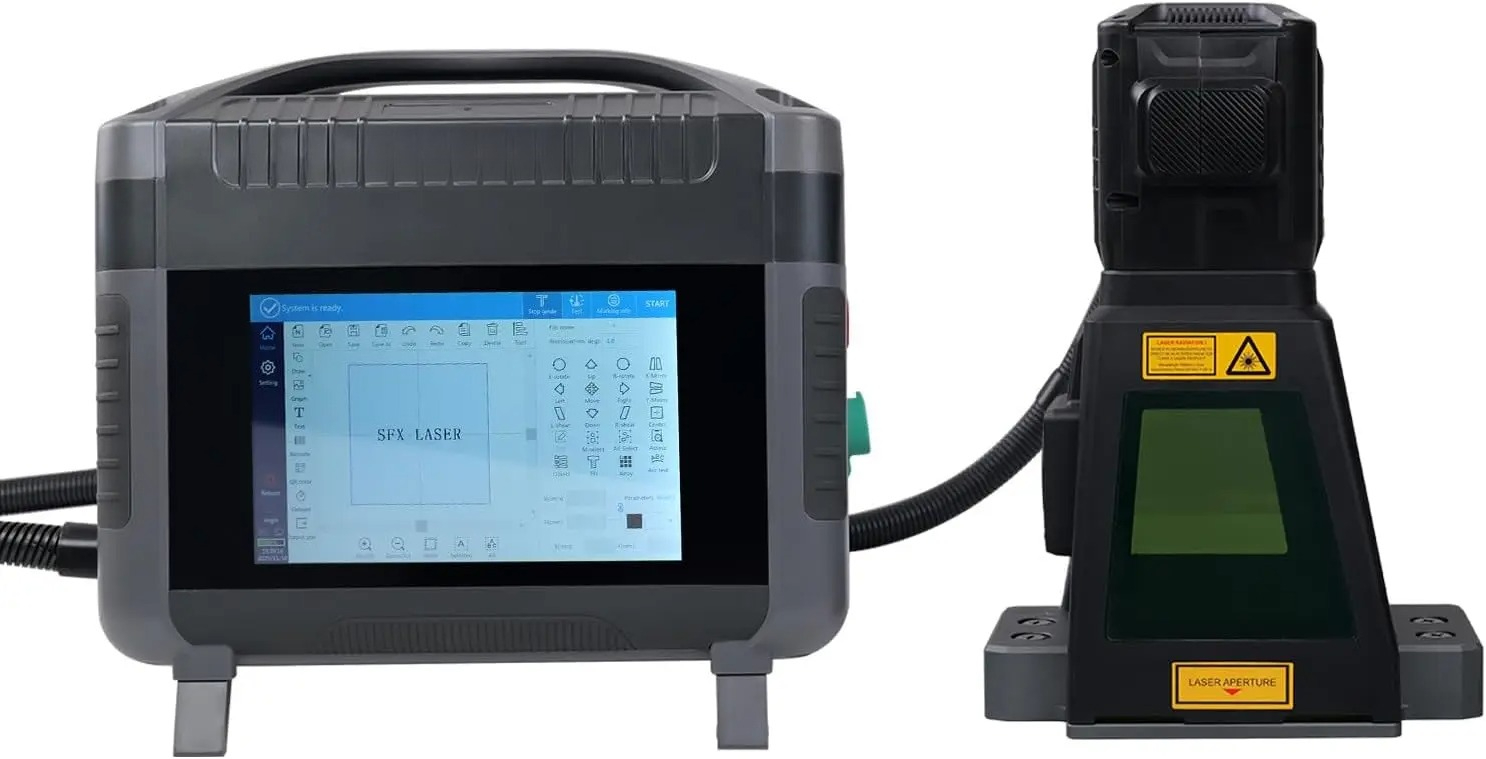 Fiber Laser Marking Machine 30W - 파이버 레이저 조각기 30W 레이저 마킹기