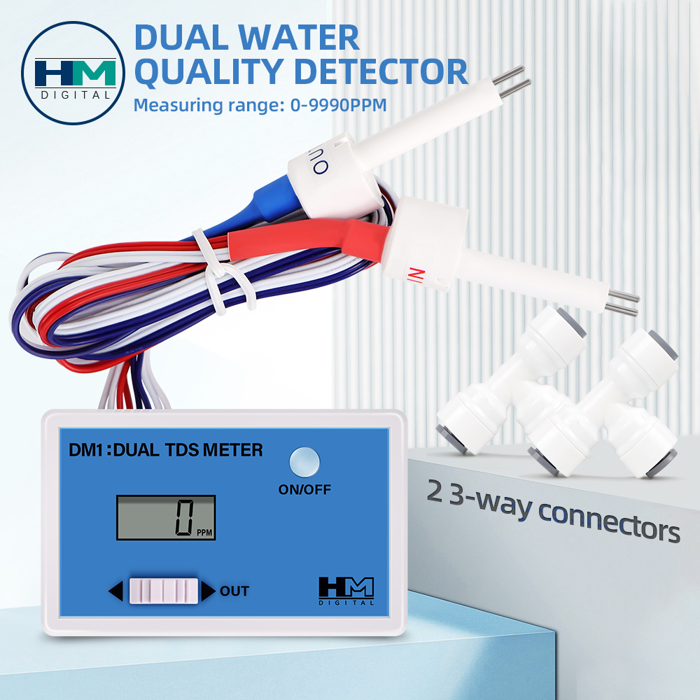 Ph Meter Digital Water Tester - DM1 듀얼 TDS 수질 테스터, 듀얼