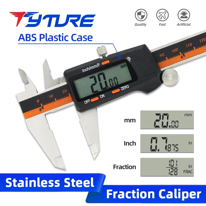 Digital Caliper 150Mm Stainless Steel - 분수 금속 캘리퍼스 디지털 Pachymeter 버니어