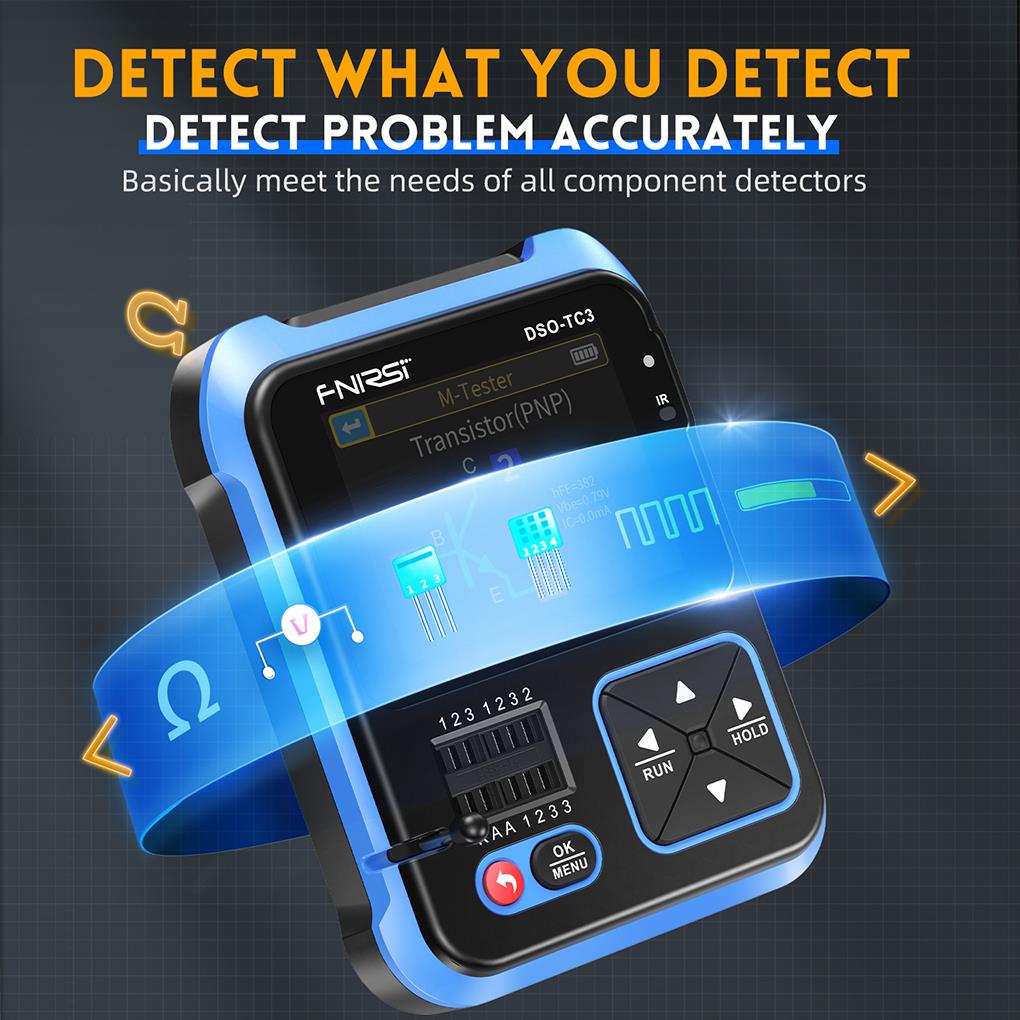 Fnirsi Digital Oscilloscope Handheld - FNIRSI DSO-TC3 소형 디지털 오실로스코프 트랜지스터
