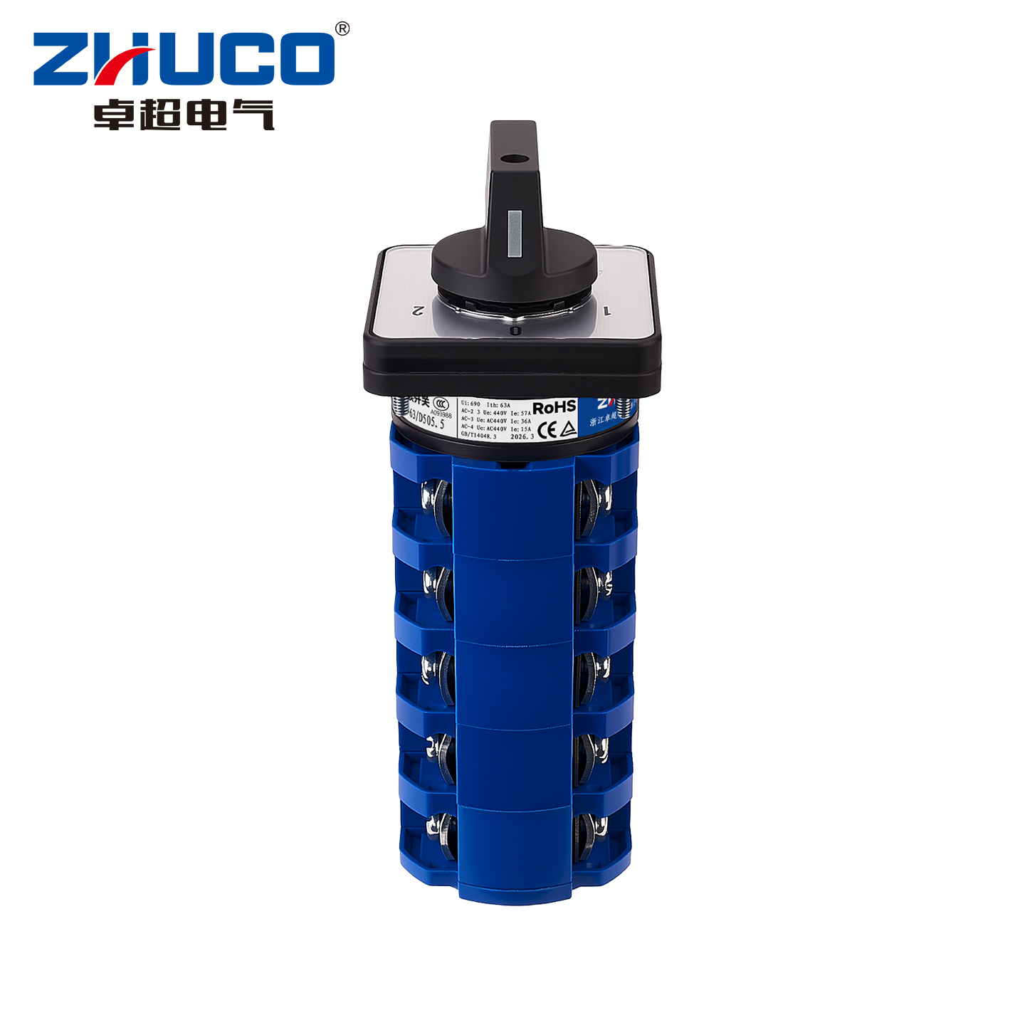 ZHUCO 2/3 위치 선택 스위치 63A 660V,  - Industrial Tools 리뷰 및 가격
