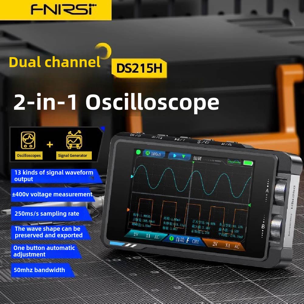 FNIRSI DS215H 휴대용 소형 HD 화면 디지털 - Fnirsi Digital Oscilloscope Handheld 리뷰 및 가격