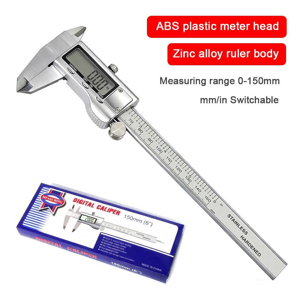 0-150mm 아연 합금 디지털 캘리퍼스 금속 캘리퍼스 - Digital Caliper 150Mm Stainless Steel 리뷰 및 가격