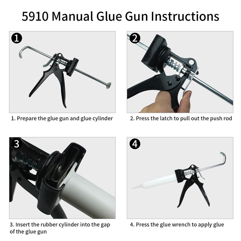 5910 단일 성분 수동 접착제 디스펜서 수동 접착제  - Industrial Tools 리뷰 및 가격