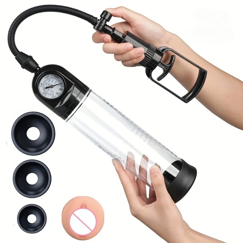 남성용 진공 펌프 장난감 (압력계 포함, 사실적인 질  - Vacuum Chamber Kit With Pump 리뷰 및 가격