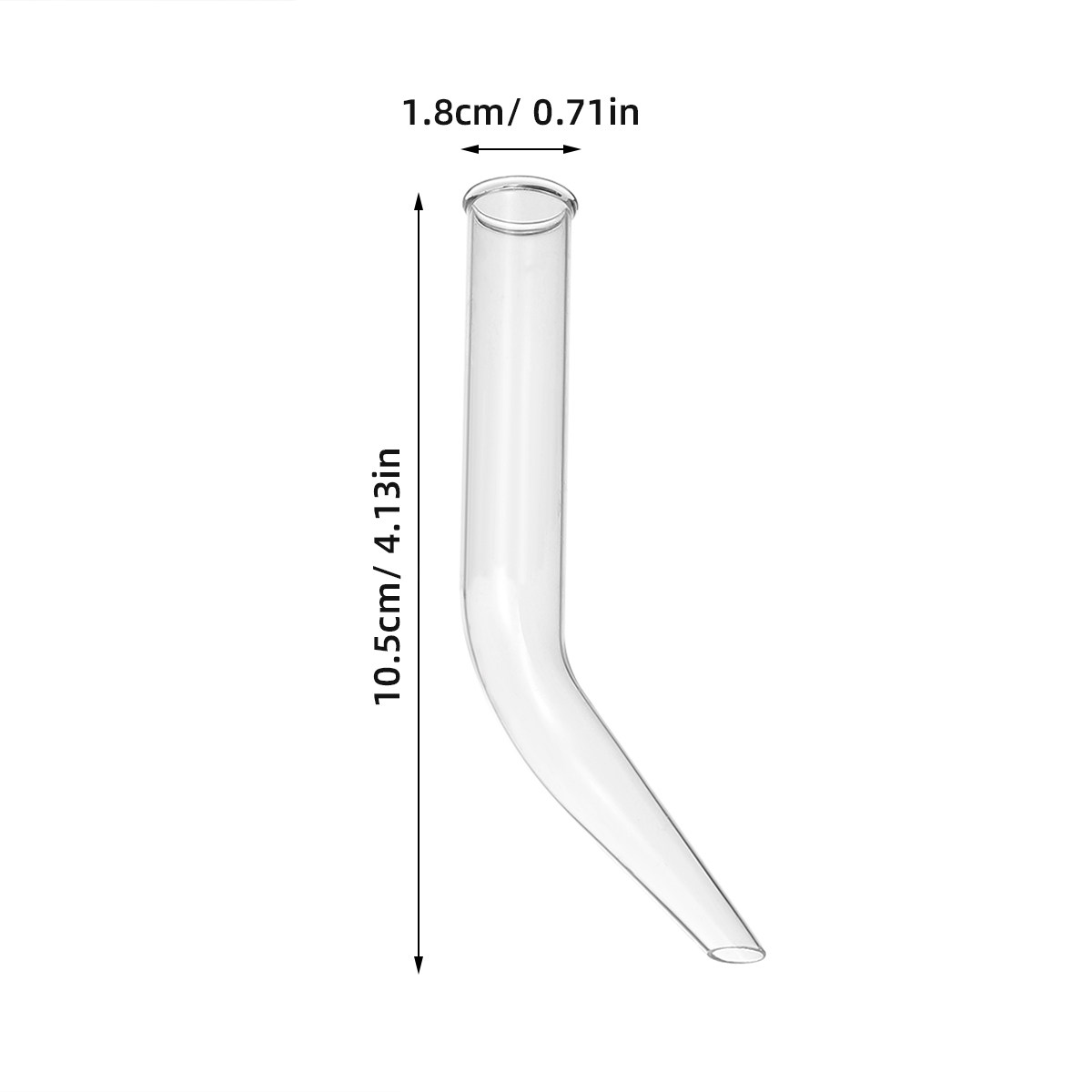 5Pcs 유리 증류관 투명 옥스 혼 튜브 실험실 교육  - Lab Equipment 리뷰 및 가격