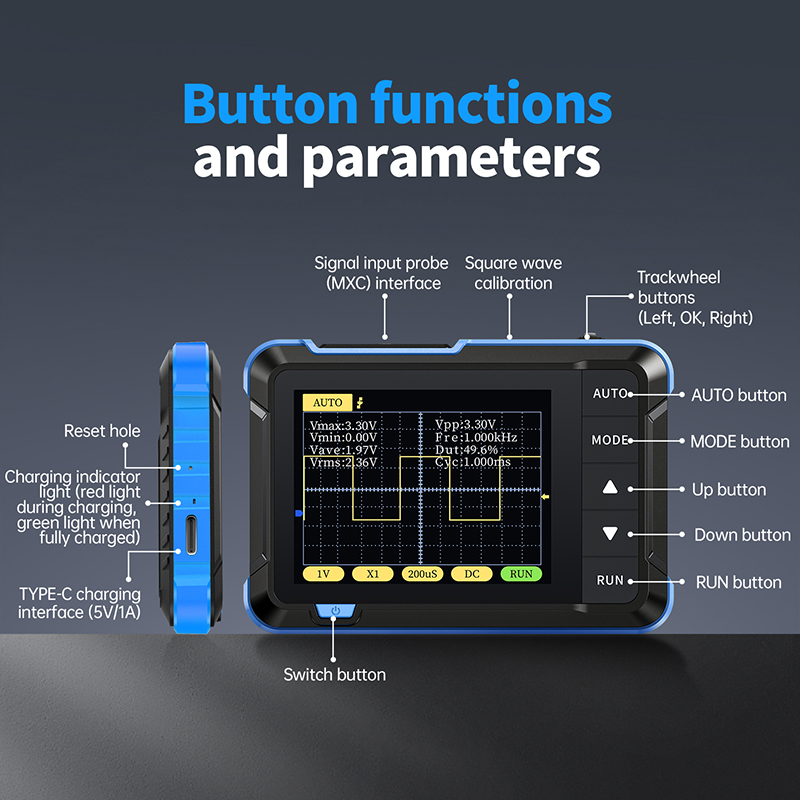 FNIRSI DSO152 미니 휴대용 디지털 오실로스코 - Fnirsi Digital Oscilloscope Handheld 리뷰 및 가격