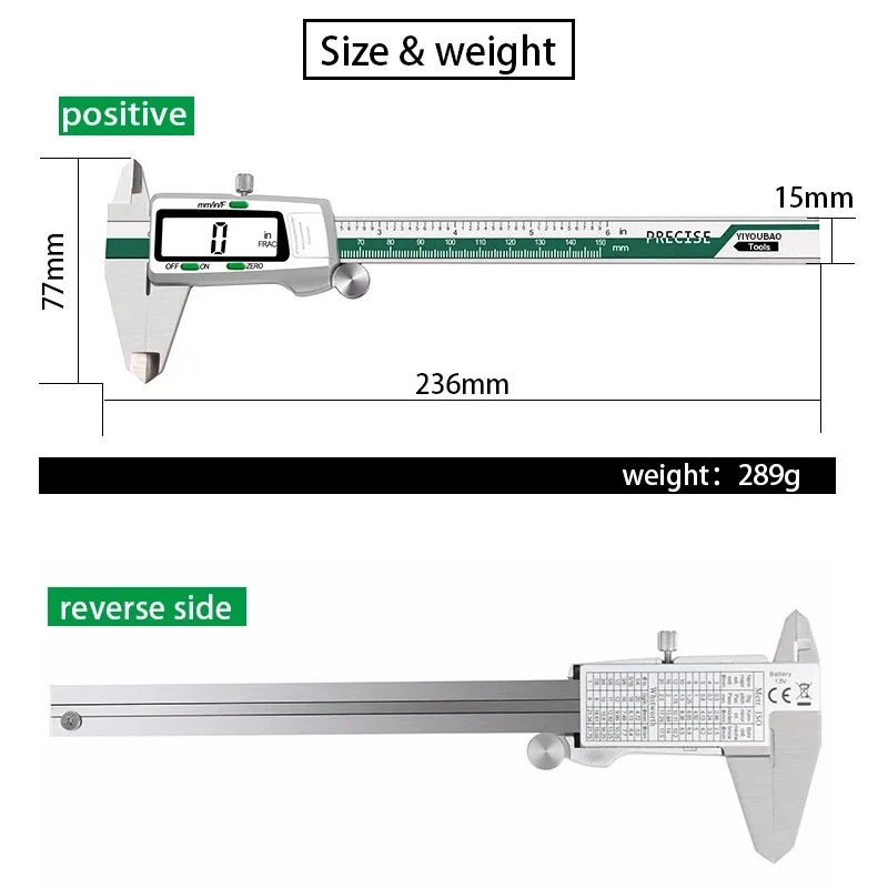ET50 150mm 스테인레스 스틸 캘리퍼스 제로 설정 - Digital Caliper 150Mm Stainless Steel 리뷰 및 가격