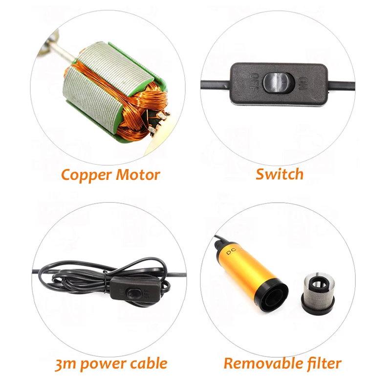미니 잠수형 디젤 연료 이송 워터 오일 흡입 펌프 38 - Mini Peristaltic Pump 12V 리뷰 및 가격