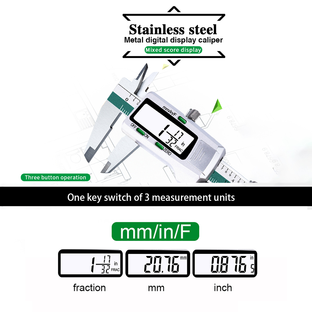 고정밀 스테인레스 스틸 전자 LCD 디지털 디스플레이  - Digital Caliper 150Mm Stainless Steel 리뷰 및 가격