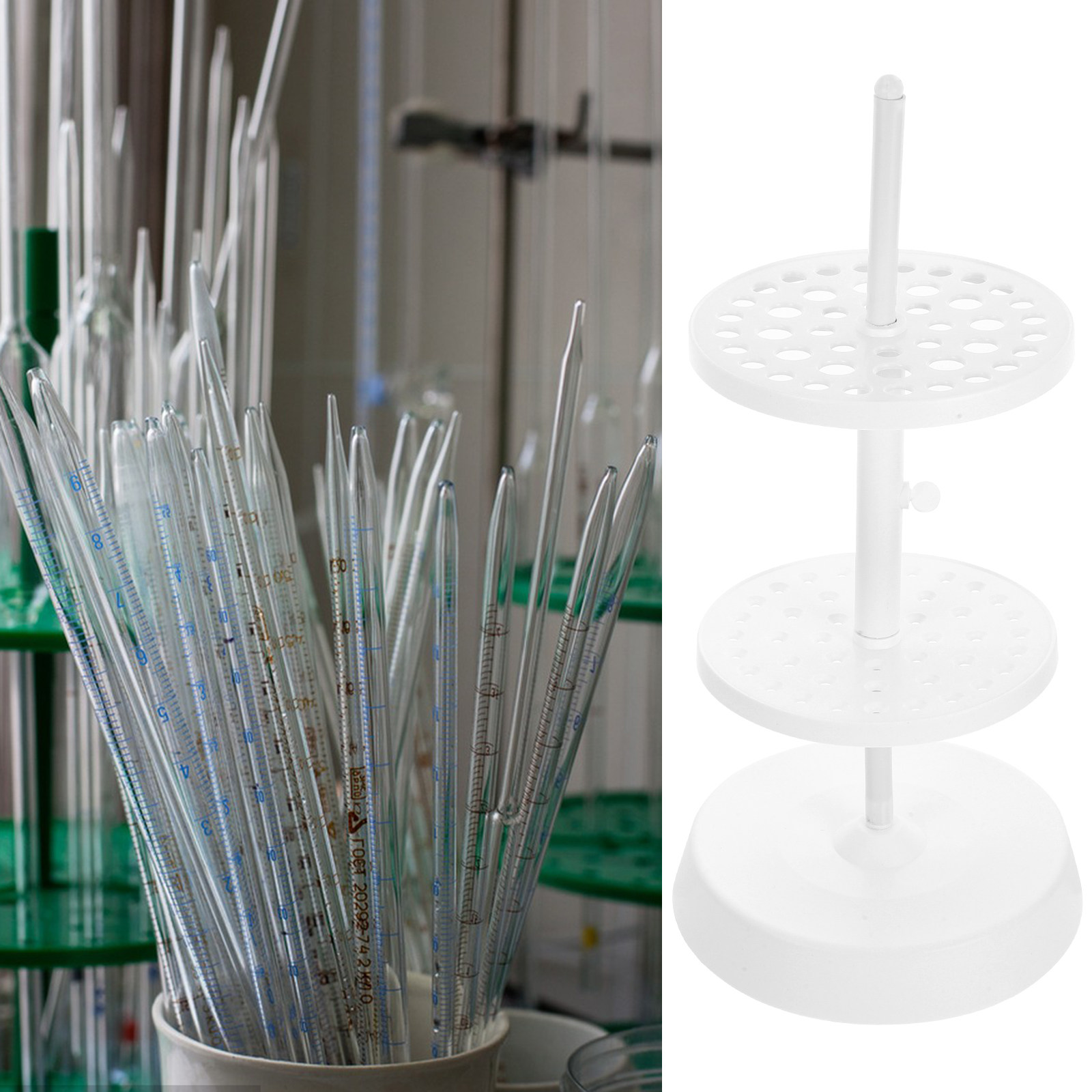 플라스틱 원형 피펫 스탠드 홀더 수직형 실험실 피펫 랙 - Lab Equipment 리뷰 및 가격