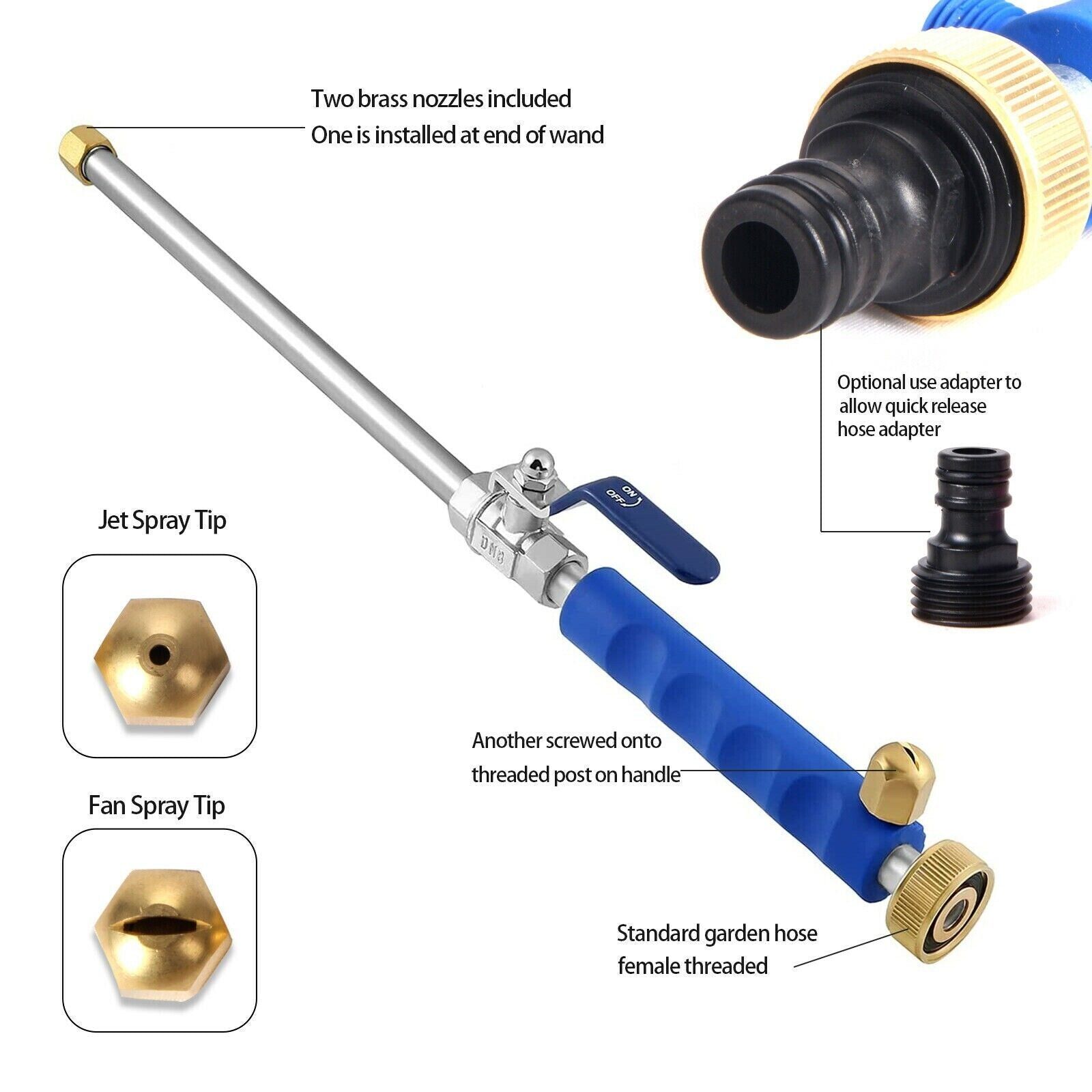 고압 세척기 스프레이 건, 황동 노즐 2개(제트/팬), - Vacuum Chamber Kit With Pump 리뷰 및 가격