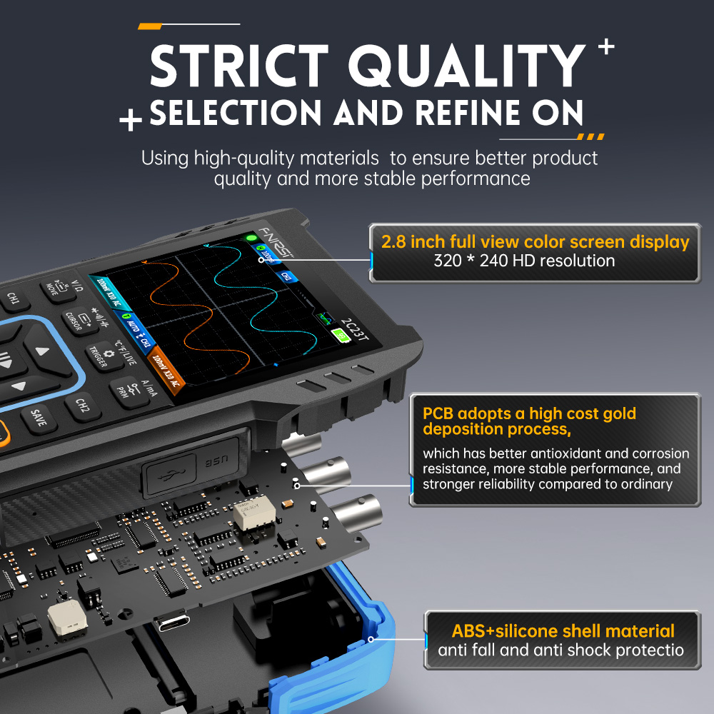2C23T 3-in-1 디지털 오실로스코프 10MHz  - Fnirsi Digital Oscilloscope Handheld 리뷰 및 가격