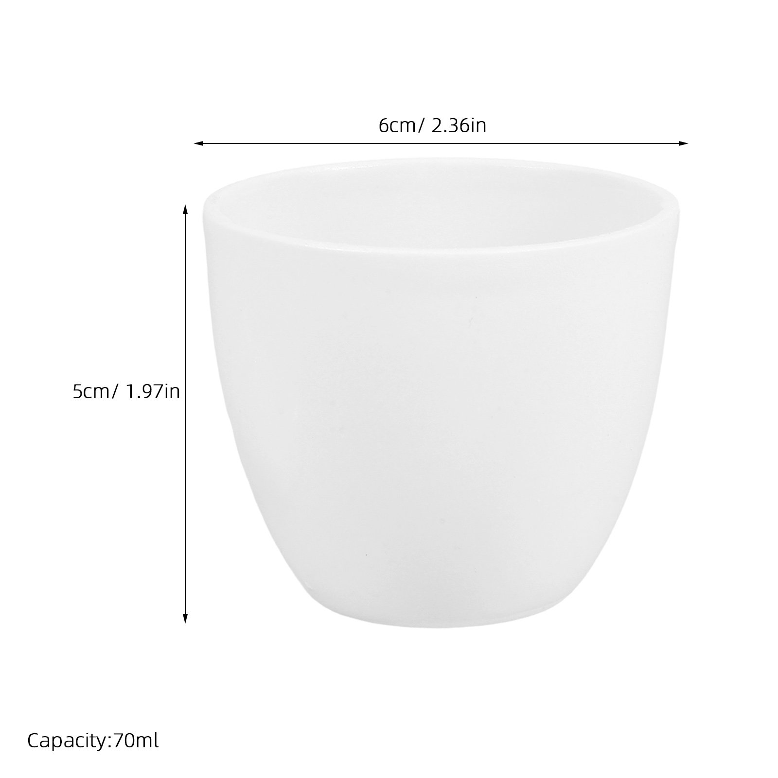 고온 세라믹 도가니 도자기 도가니 컵 70ml 뚜껑 손 - Lab Equipment 리뷰 및 가격