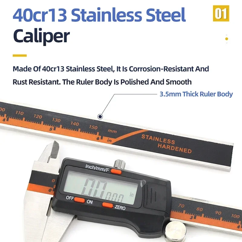 분수 금속 캘리퍼스 디지털 Pachymeter 버니어  - Digital Caliper 150Mm Stainless Steel 리뷰 및 가격