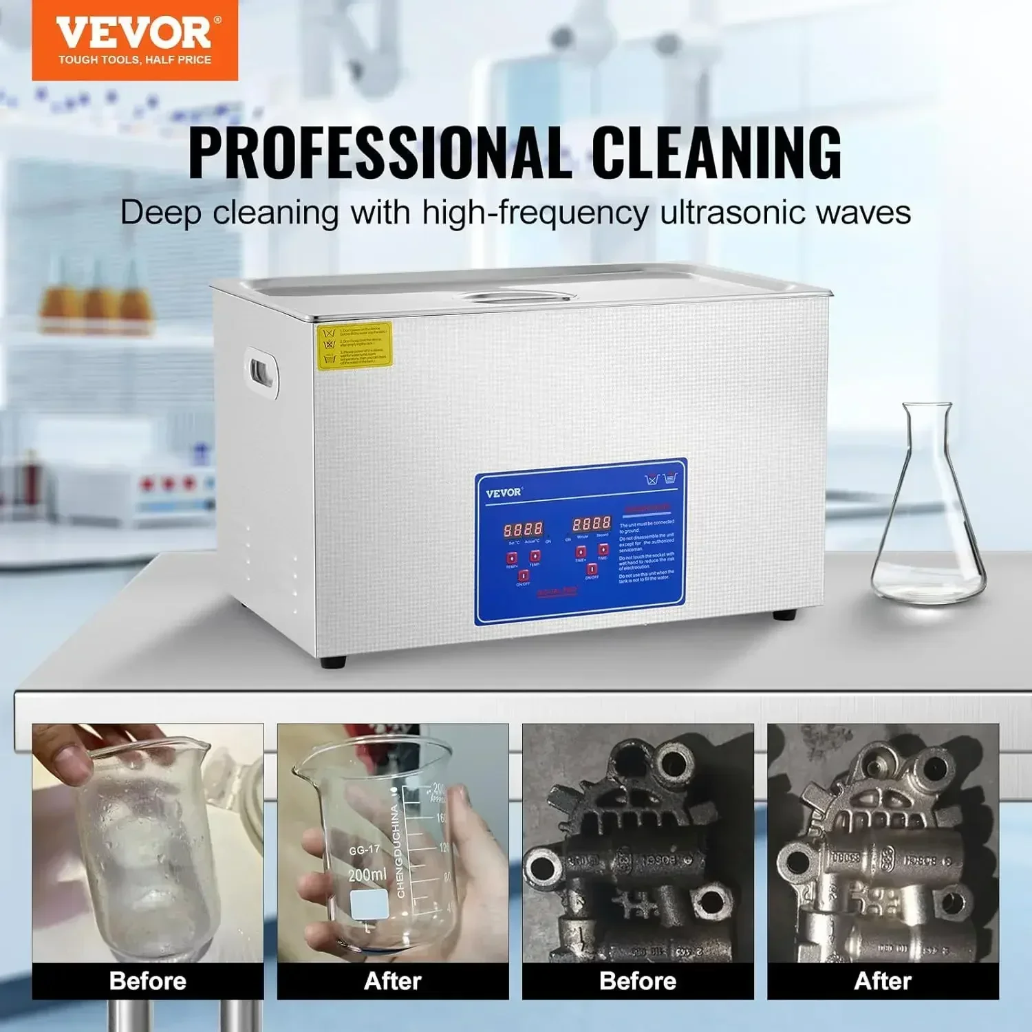한정 수량! ]초음파 전문 세척기, 디지털 타이머 및  - Ultrasonic Cleaner 30L Industrial 리뷰 및 가격