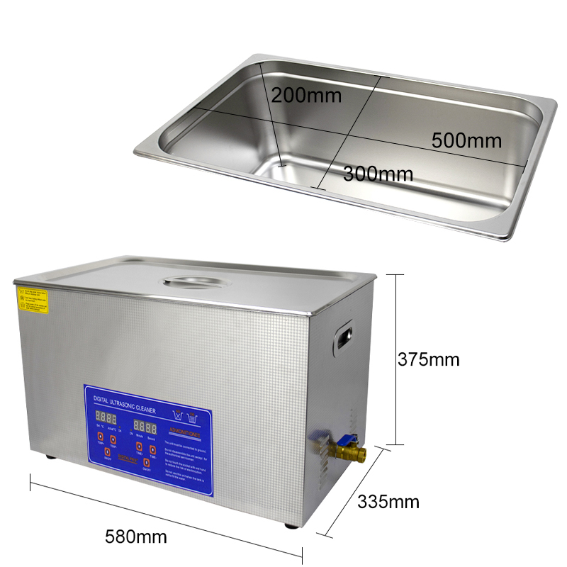 30L 디지털 초음파 세척기(600W 가열 출력, 산업 - Ultrasonic Cleaner 30L Industrial 리뷰 및 가격