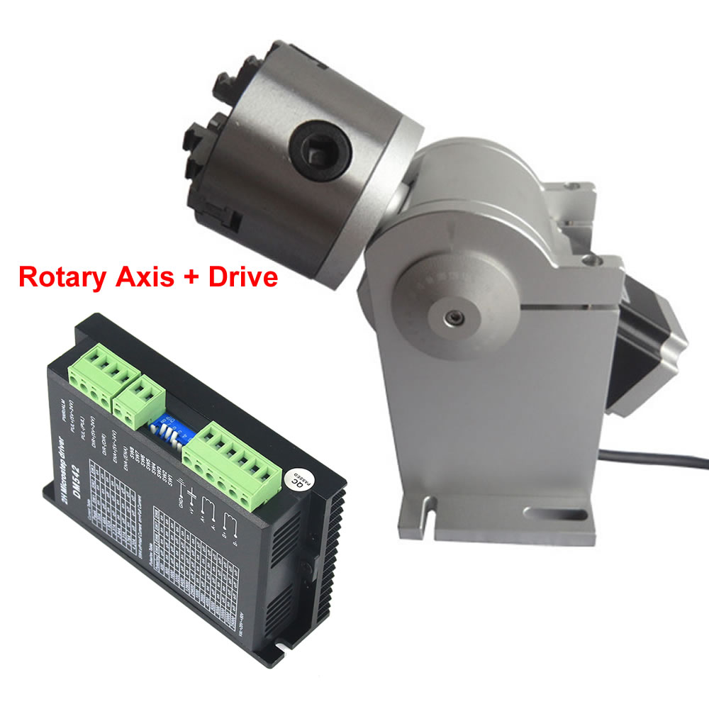3개의 클로 로터리 축 80mm 척 3개의 조 4축 D - Fiber Laser Marking Machine 30W 리뷰 및 가격