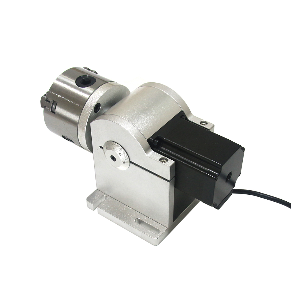 3개의 클로 로터리 축 80mm 척 3개의 조 4축 D - Fiber Laser Marking Machine 30W 리뷰 및 가격