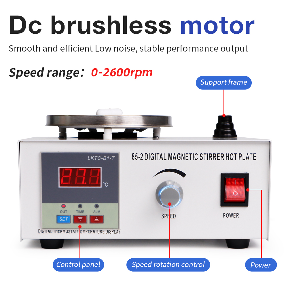 1L 핫플레이트 마그네틱 교반기 85-2 일정한 온도  - Lab Magnetic Stirrer Hot Plate 리뷰 및 가격