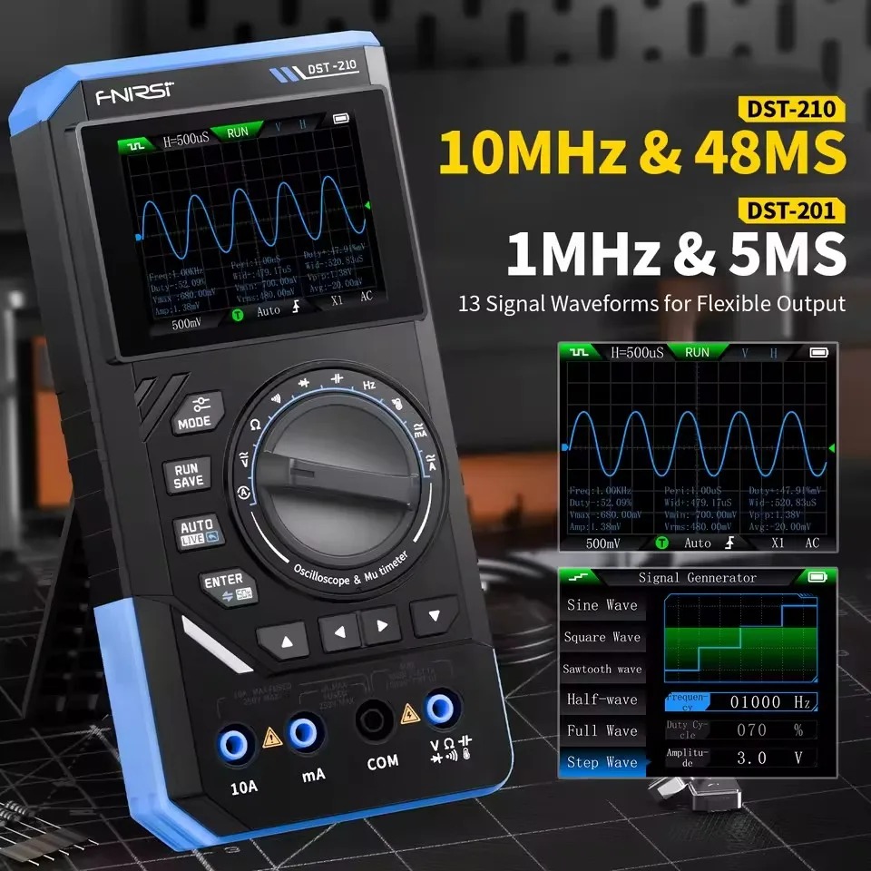 DST210 3-in-1 디지털 멀티미터 10MHz 오 - Fnirsi Digital Oscilloscope Handheld 리뷰 및 가격