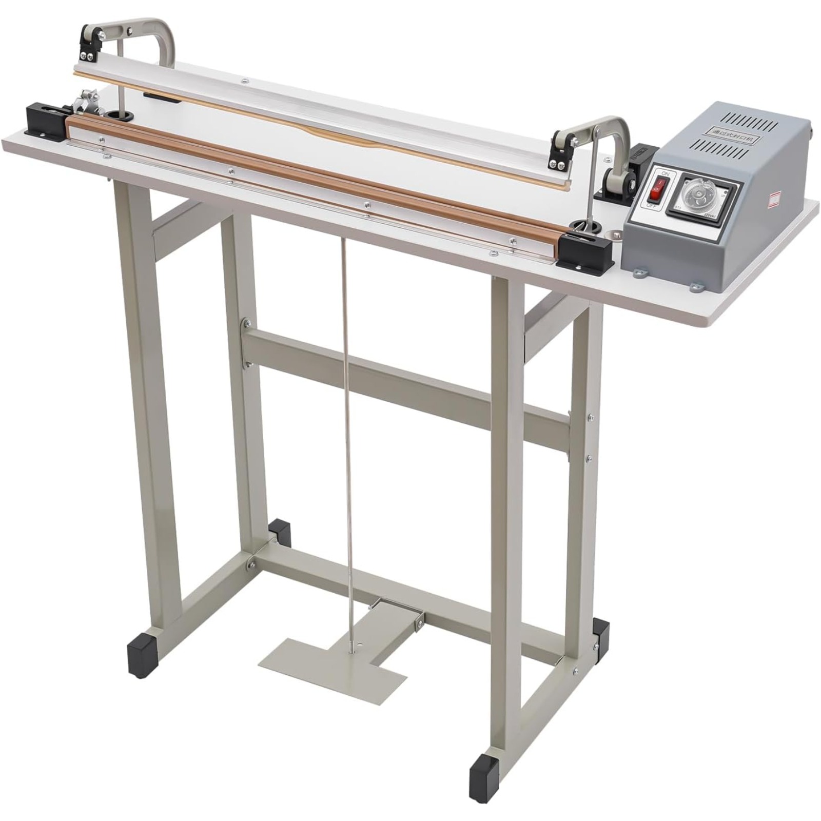 22.83인치 풋 페달 임펄스 열 실러(커터 포함) 1 - Plastic Bag Impulse Heat Sealer 리뷰 및 가격